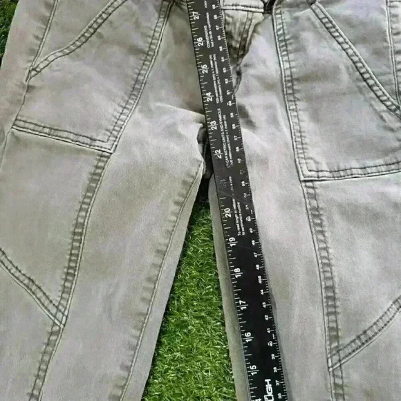 American Eagle Super High Rise Jegging Crop Jeans Sz 0 Next Level Stretch Light - Picture 7 of 9